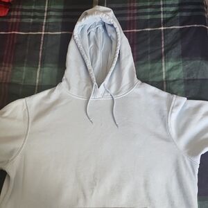 Light Blue Refuge Athletics Oversized Hoodie